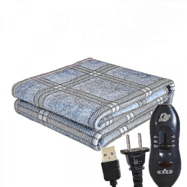 36V Elektrisk Värmefilt, 150 x 69 cm Dubbellagers Snabb Uppvärmning, Överhettningsskydd