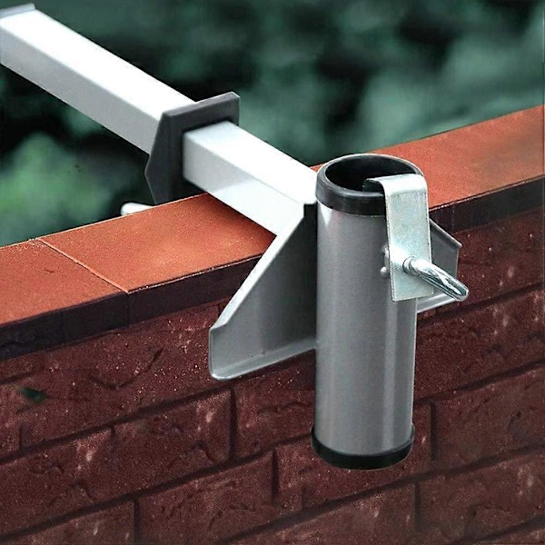 Bord Altan Parasolholder Klemme Haveparasol Terrasseholder Beslag Rustfrit Stål Parasol