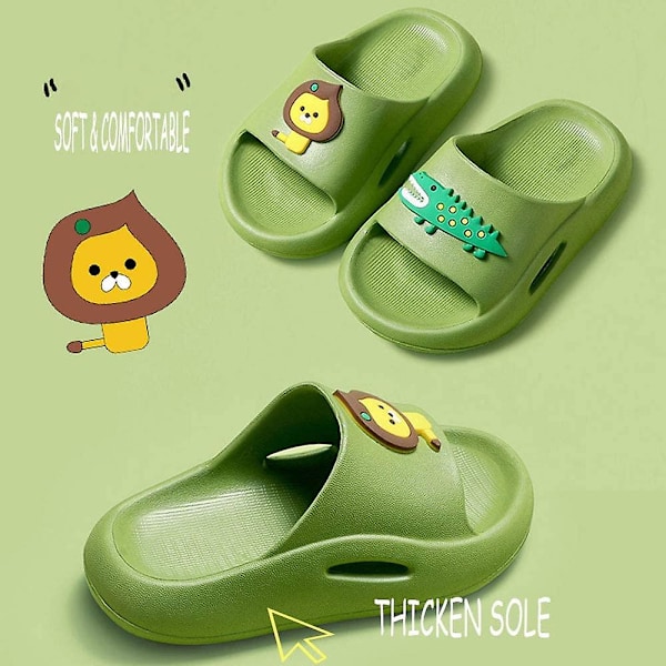 Børneslide-sandaler Søde Strand Vand Flip Flop Drenge Piger Brusebad Pool Sommer Tøfler Til Småbørn Lille Børn (faktisk Sko Længde 15,5 cm)