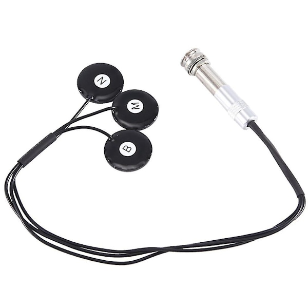 Patch Pickup Trä Gitarr Pickup Piezo Pickup Harpa Pickup För Akustiska Gitarrer