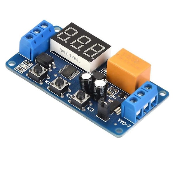 Tidsfördröjningsmodul LED-display Timer Relä 3v 3.7v 4.5v 5v 6v Signal
