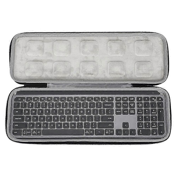 Portabelt EVA tangentbordsfodral skyddsväska för Logitech MX Keys Advanced