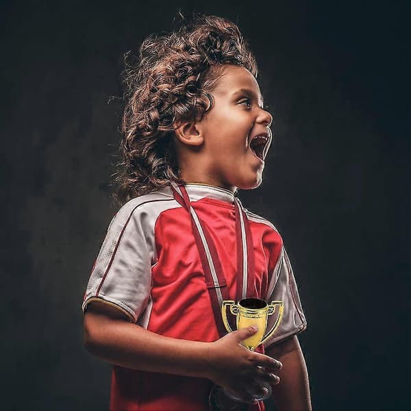20 st Mini Guldtroféer i Plast för Fest - Leksaker & Priser för Barns Tidiga Utveckling
