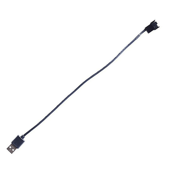5 stk. USB til datamaskin CPU-viftekabel USB til 4-pinners vifteadapterkabler 5V 50 cm datamaskin vifte strømkabel