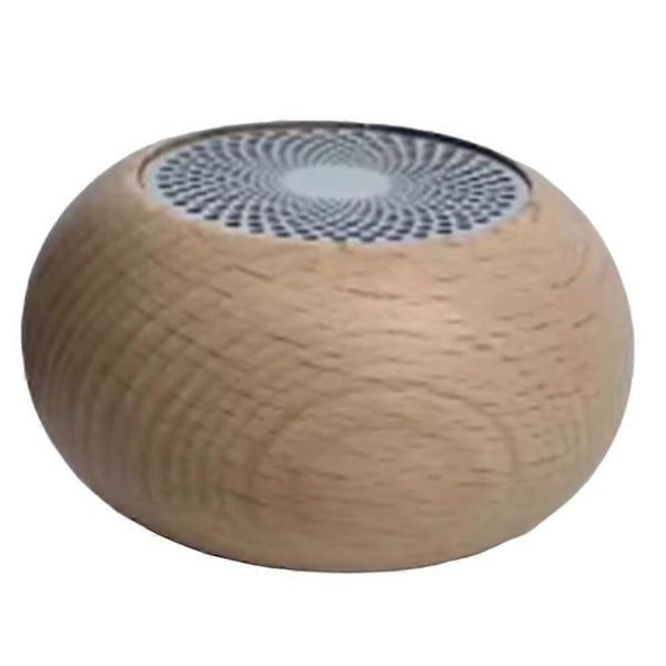 Retro Trä Bluetooth Högtalare Portabel Massivt Trä Mini Subwoofer Utomhus Liten Ljud Musikspelare Stereo Ljud