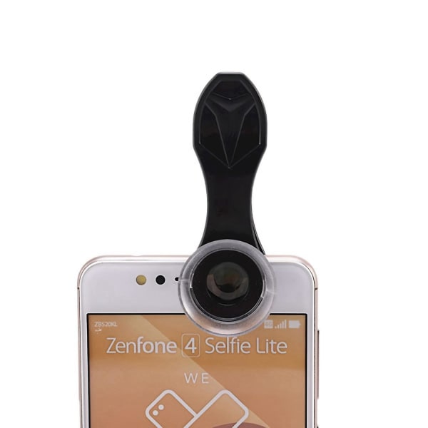 APEXEL telefonlinse 2 i 1 klips på 12 x makro + 24 x supermakro linsesett for Iphone 7/6s / 6s Plus ios android smarttelefoner 24XM