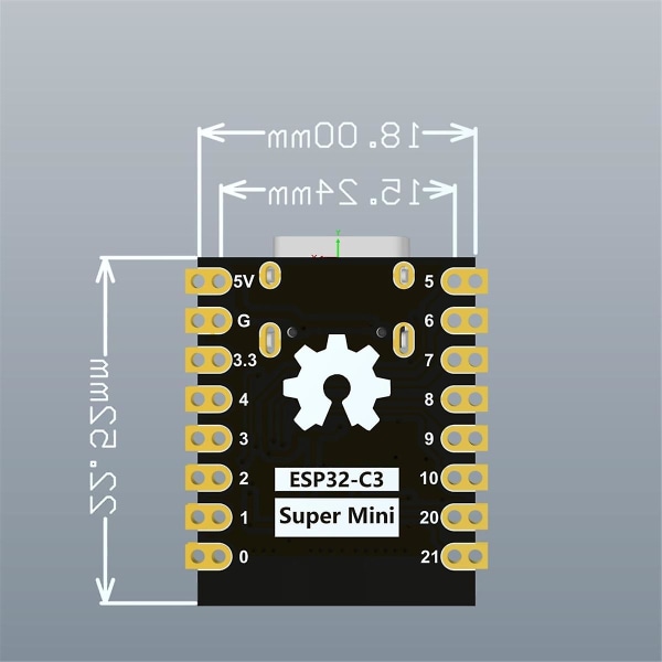 Esp32-c3 Development Board Esp32 Supermini Development Board Esp32 Development Board Wifi Bluetooth