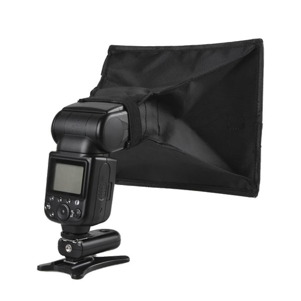 For DSLR-kamera Universal eksternt blitsdeksel Fylllys Bærbar Mini Softbox Takblits 20X30cm