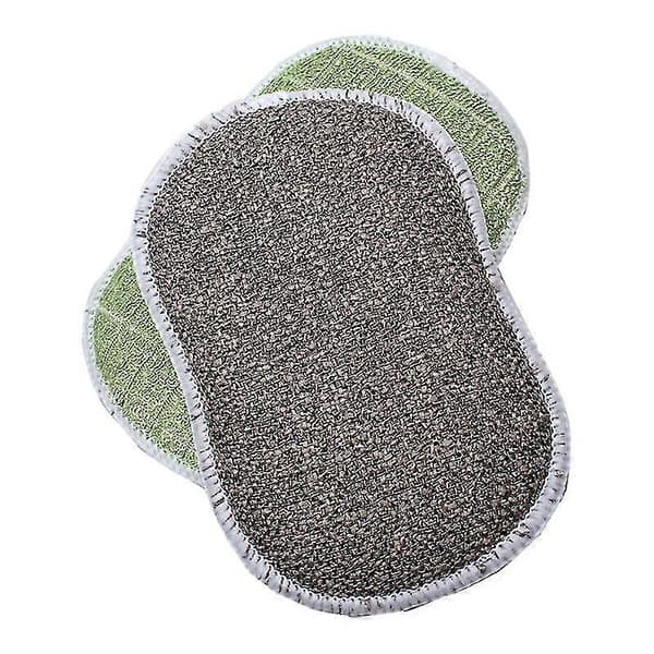 Set med 6 Bambu Mikrofiberdukar för Fönster Speglar Kakel Kropp Mikrofiber Bambu Glas Hushåll Badrum