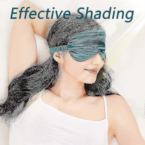 Sovmask 4-pack Sidenögonmask Mjuk Satin Ögonbindel Elastiskt Band Nattögonlapp Resa Tupplur För Kvinnor Män [Fri Frakt]