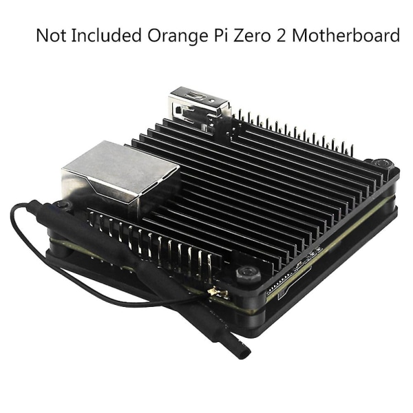 For Orange Pi Zero 2 Aluminium Case Development Board Protection Cooling Shell Metal Protective Pass