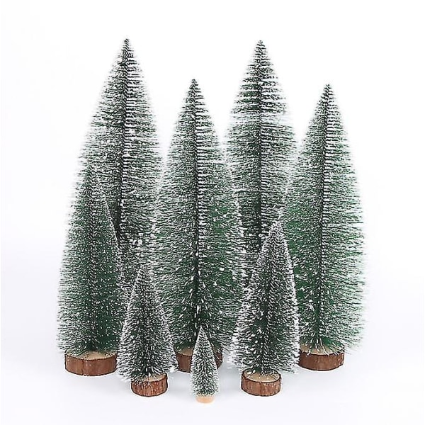 Mini Snow Frost Trees Julgran Frost Liten tall