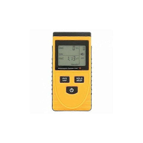 Nukleær Strålingsdetektor, Geiger Teller Digital LCD Elektromagnetisk Strålingsdetektor Dosimeter Tester Måler Teller for EMF Inspeksjoner Hjem, Av