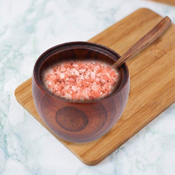 2x Heltre Krydderkrukke Sukkerbolle Salt Pepper Krydderboks Japansk Stil Med Og Lokk Kjøkken Til