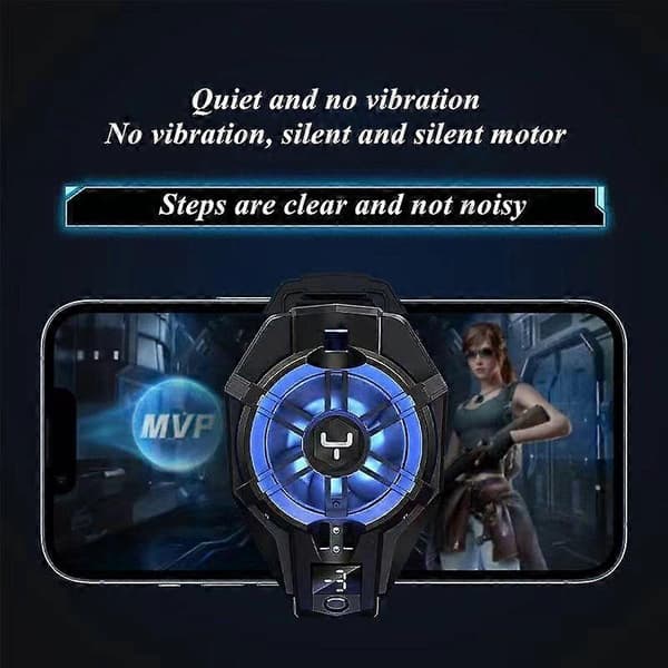 X29 Bærbar ABS Halvleder Radiator Mobiltelefon Køleventilator til PUBG 2100mAh Spilkøler til IOS Android Gaming Tilbehør