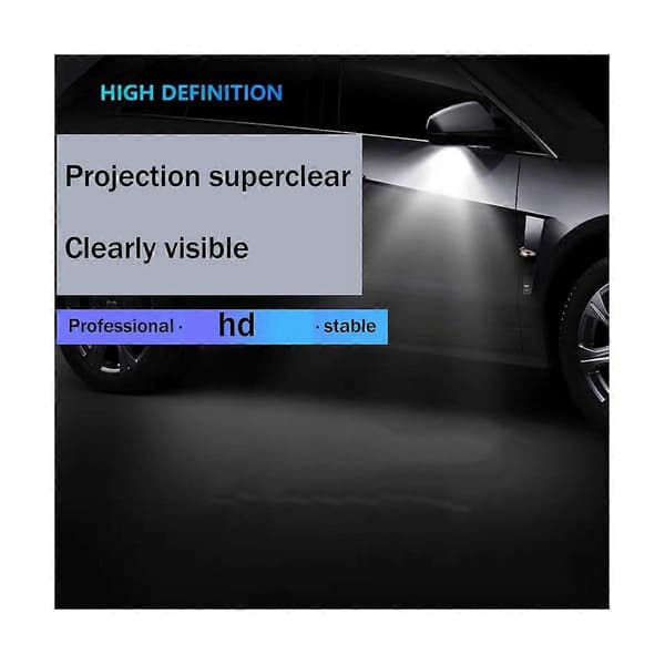 Til XE XF XJ XK LED Side Puddle Laser-Bakspejl Projektor Lampe Velkomstlys