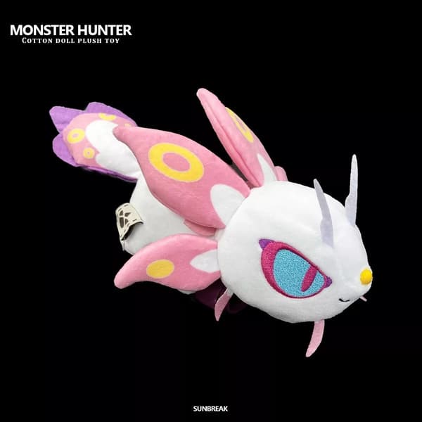 26cm Monster Hunter Rise Mizutsune Plyschdocka M Gosedjur Bubble Fox Dragon