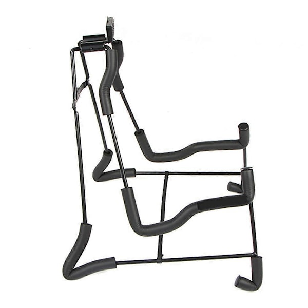 Gitarstativ Folds Universal A-Ramme Stativ Gitar Tripod Justerbar for Alle Gitarer Akustisk Clas