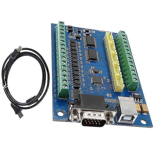 MACH3 USB CNC 5-akset 100KHz 12-24V Lineær Bevægelsesstyringskort STB5100 Breakout Board