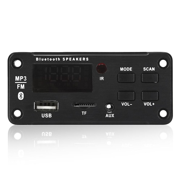 Forsterker 25W*2 12V MP3 Dekoderkort Lydmodul Bluetooth 5.0 Trådløs Musikk Bil MP3-spiller Med Bluetooth