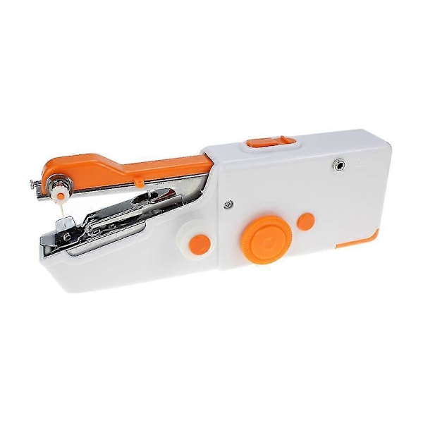 Håndholdt Symaskine, Mini Elektriske Rejsesymaskiner (1 stk, Orange) -T