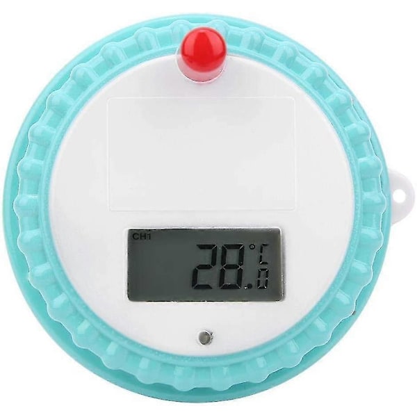 Trådløst termometer, digital swimmingpooltemperatur, flydende vandmåler