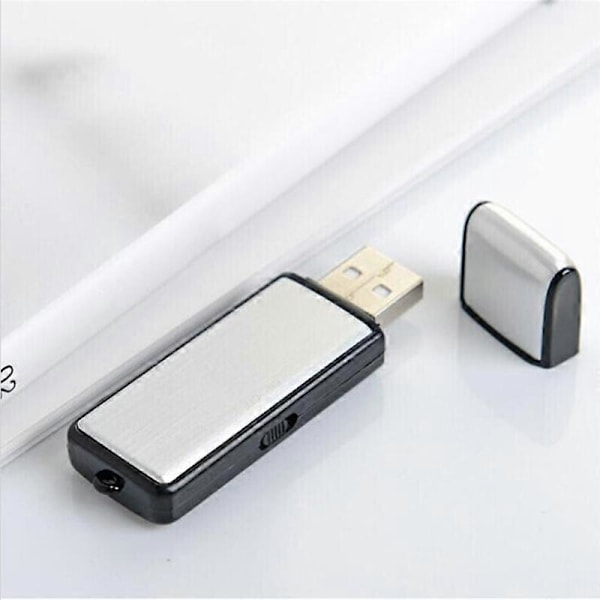 32G USB Stemmeoptager USB Flash Drive Genopladelig Digital Stemme Audio Optager til PC Møde Int