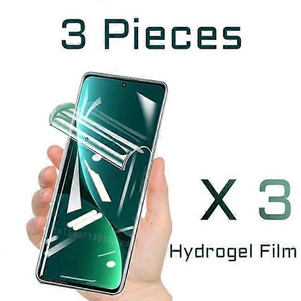 Hydrogel Film För Xiaomi Mi 12T Pro Skärmskydd Full Täckning Böjd