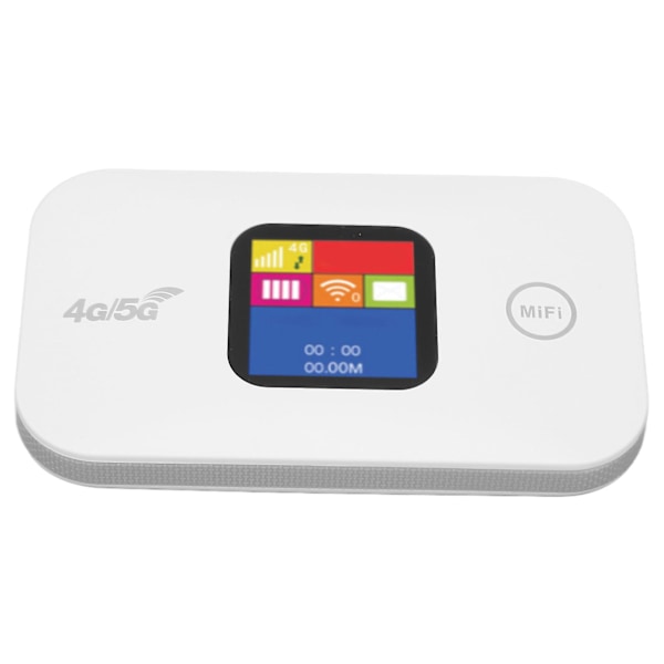 4G WiFi Router 150Mbps SIM-kort Slot Understøtter 10 Brugere LED Farveskærm 2100mAh Mobil WiFi Hotspot til Asien 100?240V