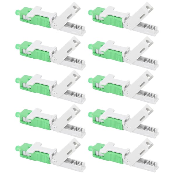 10 stk. Fiberoptisk hurtigstik indlejret SC/for APC hurtig koldforbindelsesadapter