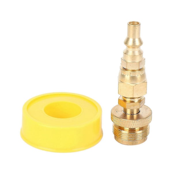 2x 0,45kg Propan Regulator Adapter, 1in -20 Hankontakt Engångscylinder Till 3/8in Hankontakt Flare & 1/4in Snabbkoppling I Lager