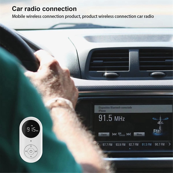 Bluetooth Modtager Sender Fm Sender 3-i-1 Trådløs Auxiliary Audio Receiver Til Tv Bil P