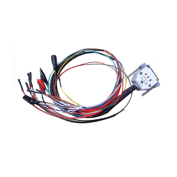 3 LED-LAMPOR med Switch Boot Bench-kabel DB25 för SM2 PRO+ J2534 VCI Läs Skriv ECU BATT VCC KLINE