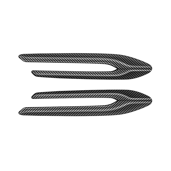 Bil Carbon Fiber Side Wing Emblem Cover Trim Stickers Bil Eksteriør Styling Side Wing For -60 2022+