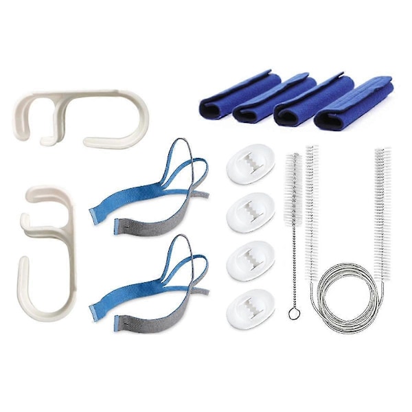 Korvaava P10 Nasal Pillow Mask Cpap -hihnasarjalle Cpap-hihnasuojukset ja letkun ripustin - Yvan