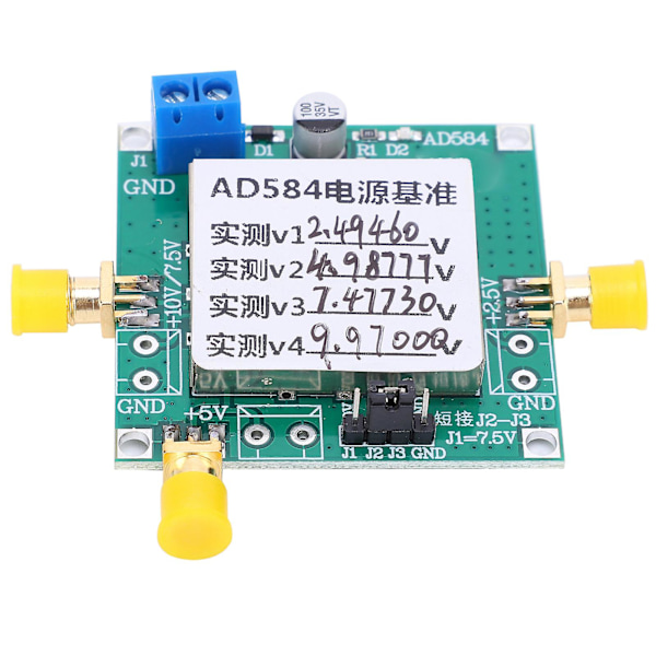Høj Præcision AD584 Spændingsreference Modul - 2.5V/5V/7.5V/10V
