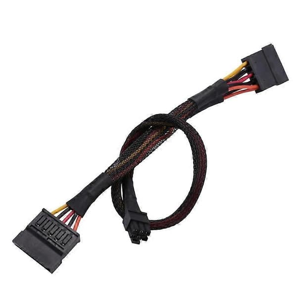 Mini 6-polet til 15-polet X2 SATA Kabelledning til Vostro 3650 3653 3655 Desktop Computer HDD SSD Udvidelse