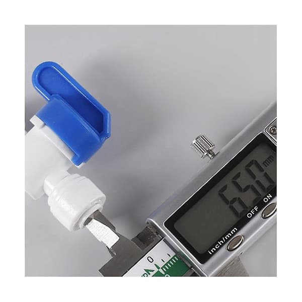 Diameter Kulventil Snabbkoppling 1/4 X 1/4 Tum OD Ventil Vattensystem (paket 10)