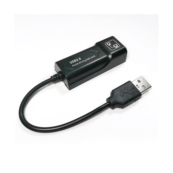 USB 2.0 - Rj45 10/100 Mbps USB Ethernet-sovitin Verkkokortti Lan USB verkkosovitin Lan Rj45-kortti