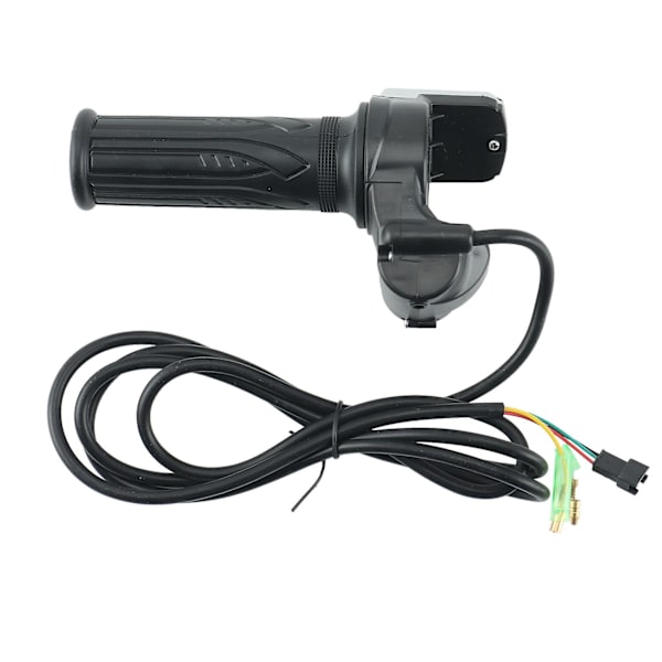 48v Elektrisk Cykel Scooter Hastighedsgasgreb LCD Display Med Afbryder Ebike Twist Throttle Accel