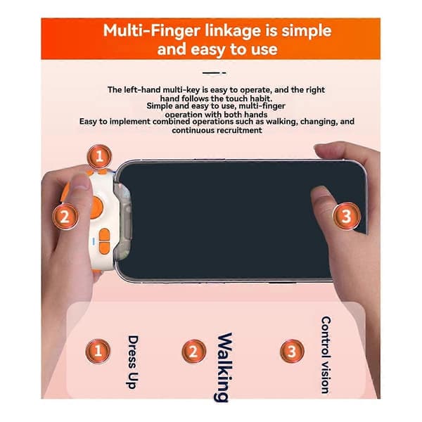 Til MB03 Pro Game Controller Joystick - Smart Spilstyring, Vibration, Et-klik Udstyrsskift til