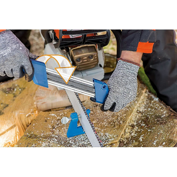 Kedjeslipmaskin CHAIN SHARP CS-X, fil 5,5 mm, för slipning av tänder och djupmätare i en operation