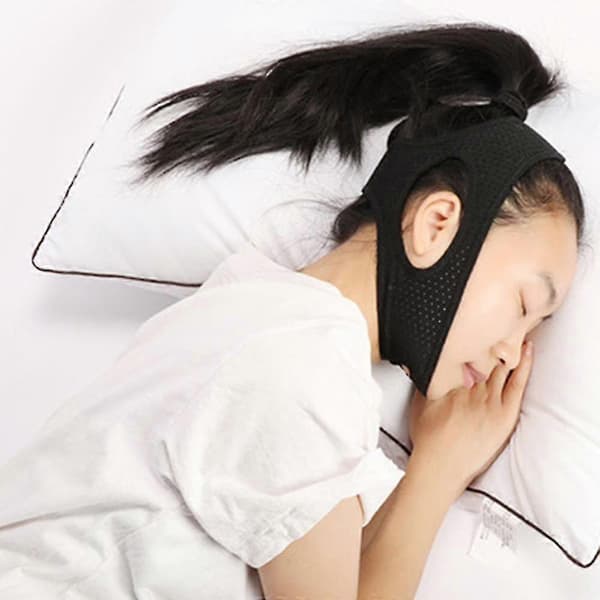 Anti Snoring Hakestropp, justerbar løsning for å stoppe snorking, reduserer snorking