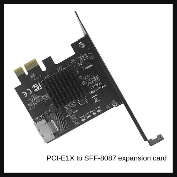 Pcie To Sff-8087 Sata3.0 utvidelseskort Mini-sas/sata harddisk 9215 adapterkort 36pin
