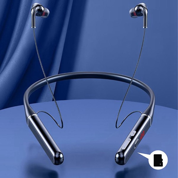 100 timers Bluetooth-øretelefoner Stereo Trådløse Bluetooth-hovedtelefoner Nakkebånd Støjreducerende Sports Løbe-headset, S650