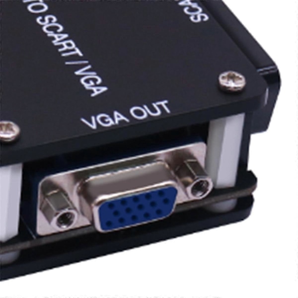 YUV til RGBS YPBPR til SCART YPBPR til VGA Komponentkonverter Spillkonsoll, RGBS til Fargeforskjellskomponent