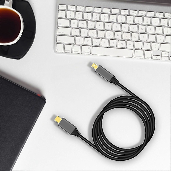 1,8 m 4K USB Typ-C till Mini Displayport 1,8 m för Thunderbolt 3 DP Kabeladapter