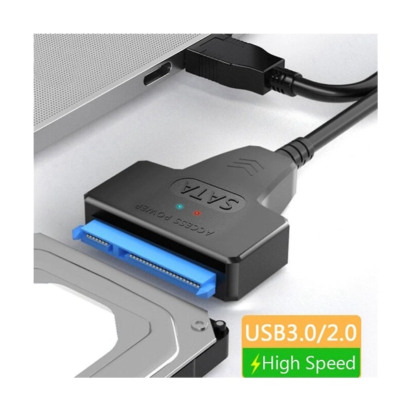 Usb3.0 Easy Drive Line Sata 22pin till USB överföringskabeldator 2,5 tums halvledarmekanisk M
