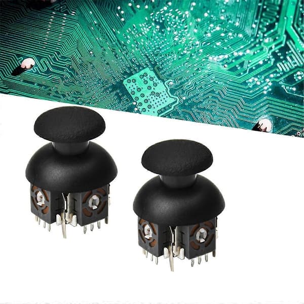 30 stk. 3D Joystick Potensiometer + Joystickhette for PS2/360 Spillkontroller 3D Analog Joystick B10K f
