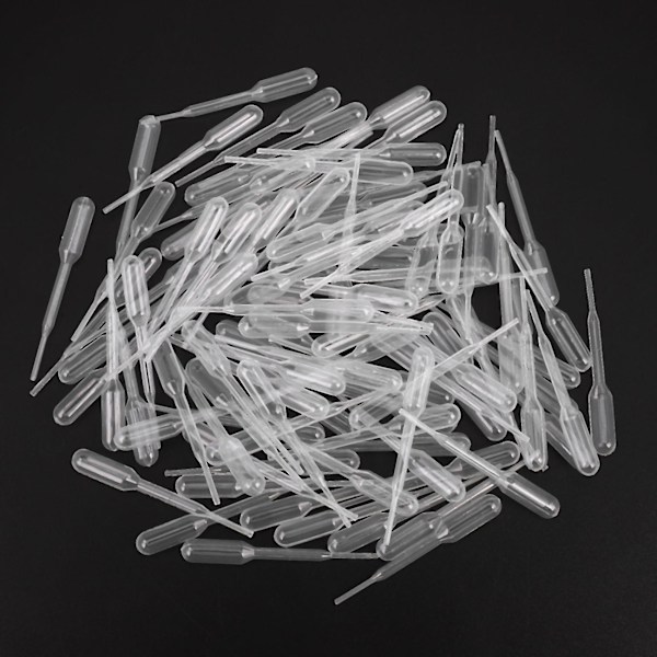 100 kpl Graduloituja Pipettejä Tippapullo Polyeteeni (0,2 ml)